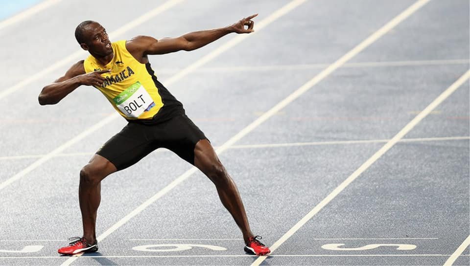 La vitesse de Usain Bolt