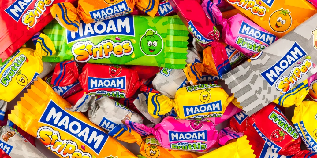 La gélatine dans les bonbons Maoam